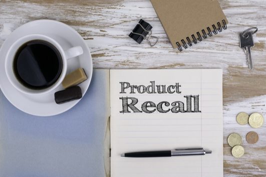 Recall notice, dangerous products