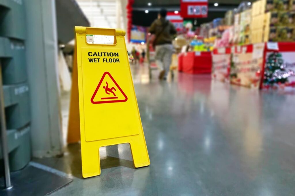 grocery store slip and fall accidents