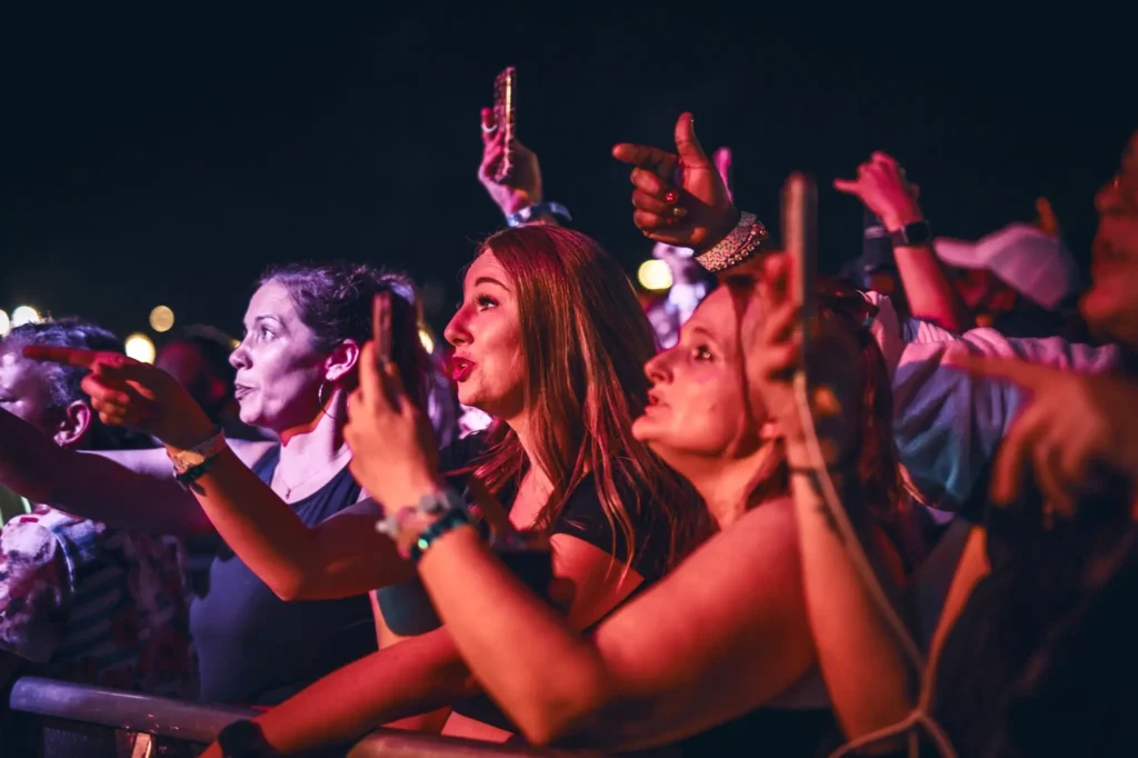 People at a concert